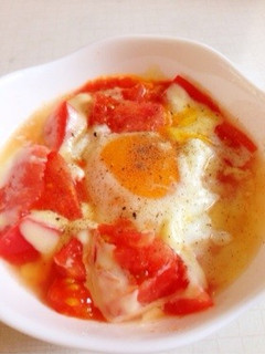 レンジで簡単*トマトグラタン風-レシピのメイン写真