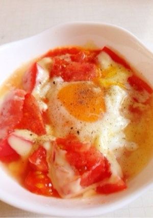 レンジで簡単＊トマトグラタン風-レシピのメイン写真