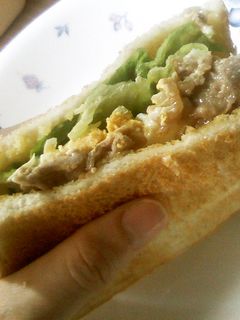 薄切りお肉のしょうが焼きサンド!!-レシピのメイン写真