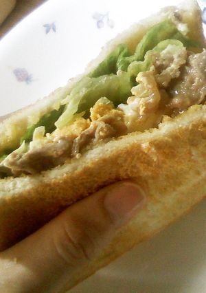 薄切りお肉のしょうが焼きサンド！！-レシピのメイン写真