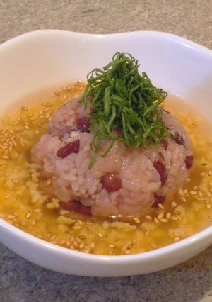 とろみ茶おこわ-レシピのメイン写真