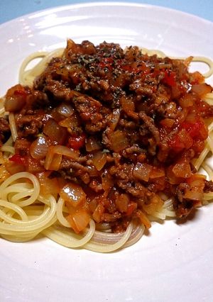 はちみつ入り♪和風ミートソーススパゲティ-レシピのメイン写真