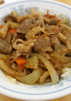 すき焼きの残り汁で＊牛丼の具-レシピのメイン写真
