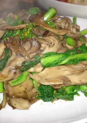 菜の花と舞茸の炒め物-レシピのメイン写真