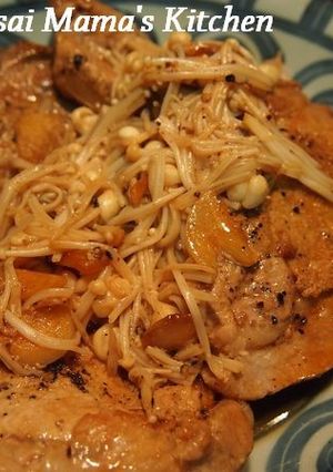 豚肉のえのきワイン焼き-レシピのメイン写真