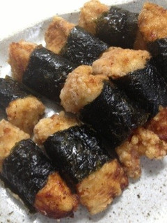 鶏肉の磯辺揚げ❤甘酢あんでお弁当にも-レシピのメイン写真