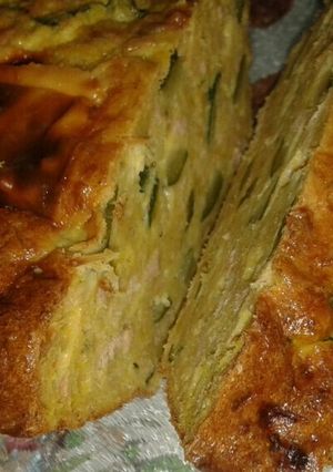 ツナとズッキーニのケーキ-レシピのメイン写真