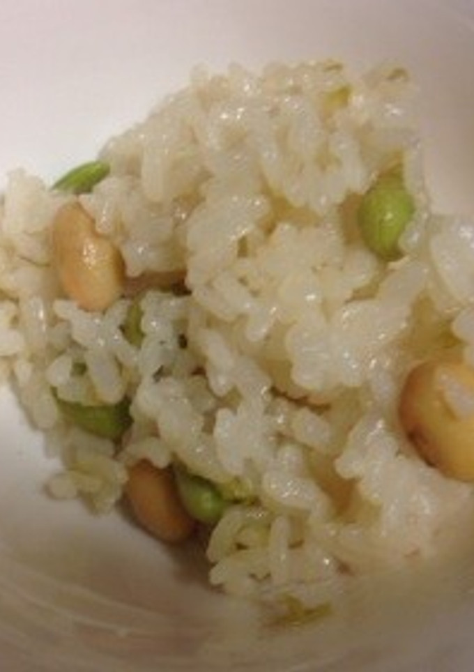 焼き枝豆の炊き込みご飯♪-レシピのメイン写真