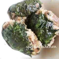 รูปของ ♡豚こまと大葉の照り焼き団子♡