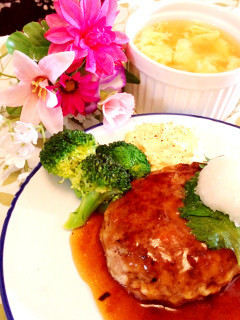 たまご要らず!ふわふわ和風ハンバーグ☆-レシピのメイン写真