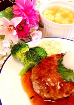 たまご要らず！ふわふわ和風ハンバーグ☆-レシピのメイン写真