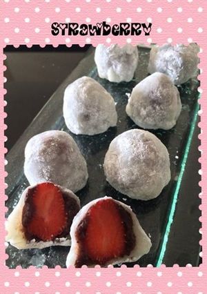 レンジでやわらかいちご大福-レシピのメイン写真