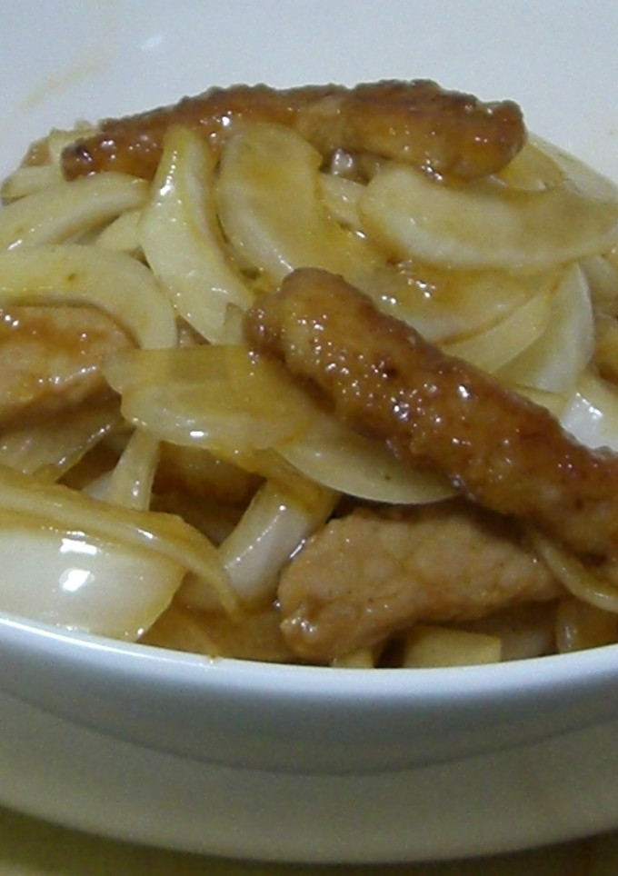 新玉ねぎと豚肉の和え物-レシピのメイン写真