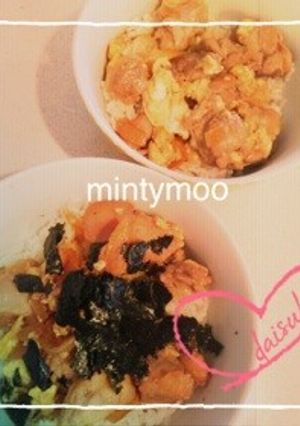 ☆簡単☆めんつゆでシンプル親子丼-レシピのメイン写真