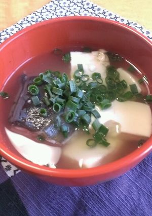 簡単漁師の味 魚のあらのお吸い物-レシピのメイン写真