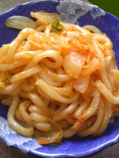 昼食にも☆キャベツのナポリタンうどん-レシピのメイン写真