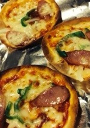 餃子の皮ピザ-レシピのメイン写真