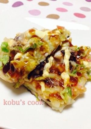 ❤️鉄板で簡単ぺっタコ焼き❤️-レシピのメイン写真