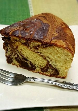 *マーブルスポンジケーキ*-レシピのメイン写真