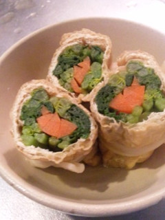 菜花の揚巻-レシピのメイン写真