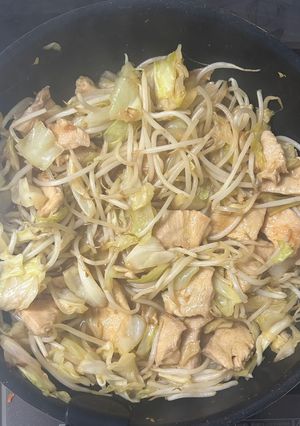 むね肉とキャベツの味噌炒め-レシピのメイン写真