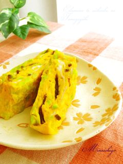 枝豆と塩こんぶの卵焼き-レシピのメイン写真