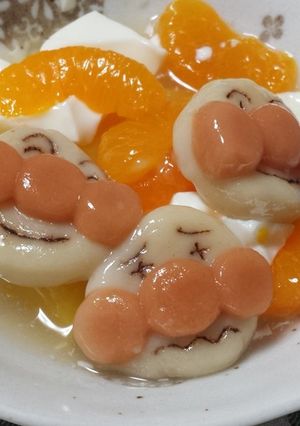 アンパンマン白玉だんご-レシピのメイン写真