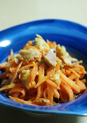 にんじんのマテ茶鶏しりしり-レシピのメイン写真