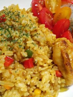 カレーピラフ-レシピのメイン写真