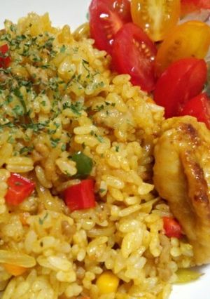 カレーピラフ-レシピのメイン写真
