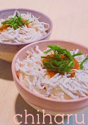 3分で出来る♥美味しい♥しらす明太たま丼-レシピのメイン写真