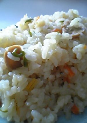 【お鍋一つで作るエビピラフ】-レシピのメイン写真