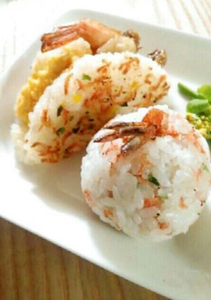 海老づくしの変わり天むす-レシピのメイン写真