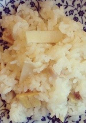白出汁たけのこご飯-レシピのメイン写真