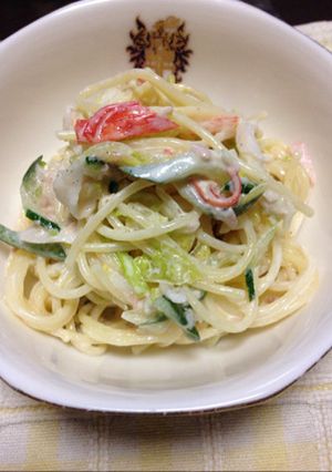 ツナサラスパ！-レシピのメイン写真