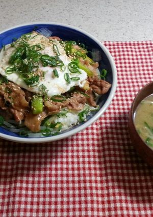 まさヤンのねぎもやナムルのスタミナ丼-レシピのメイン写真
