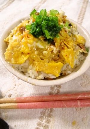 酒かす&金山寺味噌の卵丼-レシピのメイン写真