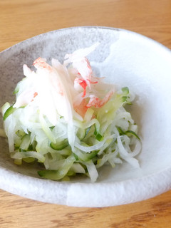 大根まろやか酢の物…りんご酢…-レシピのメイン写真