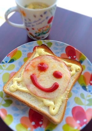 簡単朝ごはん☆ハムチーズトースト-レシピのメイン写真