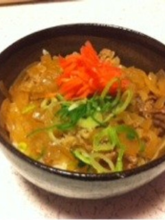 手抜き牛丼♬-レシピのメイン写真