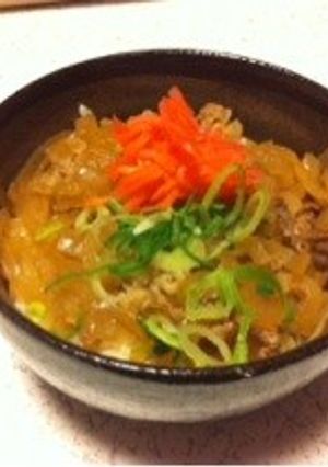手抜き牛丼♬-レシピのメイン写真