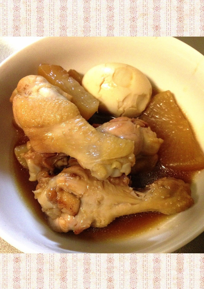 簡単！煮込むだけ＊手羽元と玉子の甘辛煮-レシピのメイン写真