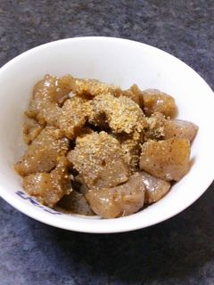 すりゴマ☆こんにゃく甘辛煮-レシピのメイン写真