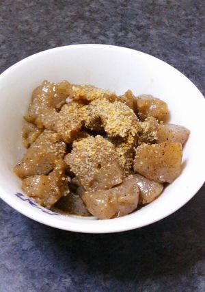 すりゴマ☆こんにゃく甘辛煮-レシピのメイン写真