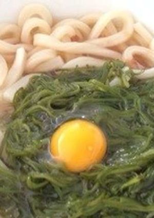 生めかぶうどん-レシピのメイン写真