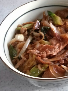 パパっと♪豚肉ソース丼☆-レシピのメイン写真