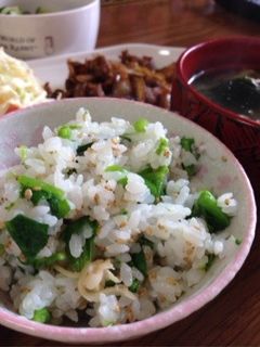 菜の花とあさりの彩り混ぜご飯♪-レシピのメイン写真
