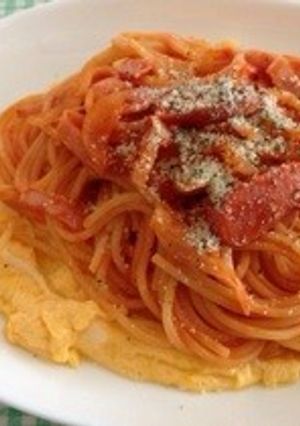 シンプルなナポリタンスパゲティ-レシピのメイン写真