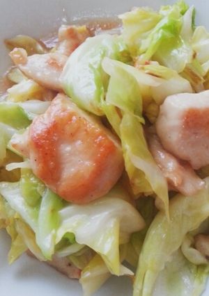 むね肉とキャベツのドレッシング和え♡-レシピのメイン写真