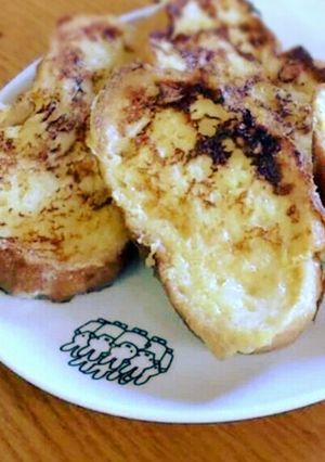 フランスパンでフレンチトースト♪-レシピのメイン写真